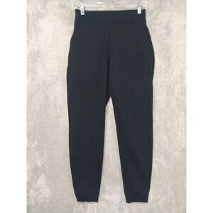 Spanx Joggers Womens Small Black Perfect Pant Active Stretch